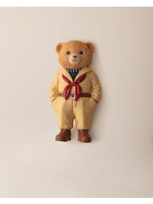 Die Grup Madame Coco Cookie Bear Magnet - Krem- 4x8 cm