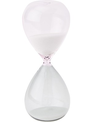 Die Grup Tfa Dostmann Sanduhr 15 Minuten, 18.6009.02.40, Aus Glas, Timer, Tischdekoration, Zeitmesser, Grau-Rosa, Sand, (L) (B) 73 x (H) 190 mm