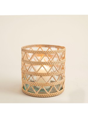 Die Grup Samoa Rattan Fener 20 cm Natural