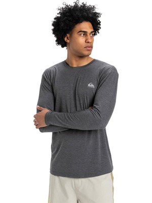 Die Grup Quiksilver Coastal Run Ls Erkek Siyah Tişört