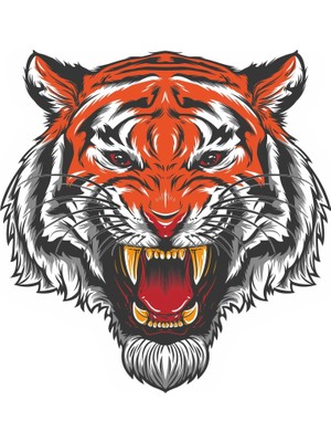 Die Grup Sticker Usta Kaplan Sticker 00246 Renkli 12 x 12 cm