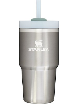 Die Grup Stanley Quencher H2.0 Tumbler With Straw 20 Oz | Flowstate 3-Position Lid | Cup Holder Compatible For Travel | Insulated Stainless Steel Cup | Bpa-Free | Stainless Steel Shale