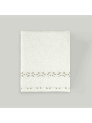Die Grup Linens Ziala Pamuk 50X85 cm Yüz Havlusu Beyaz