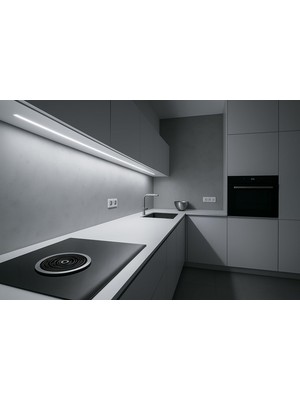 Die Grup Unıḱom Tezgah Altı LED Aydınlatma, 50 Cm, Beyaz Işık, Dekoratif Armatür, On-Off Tuşlu