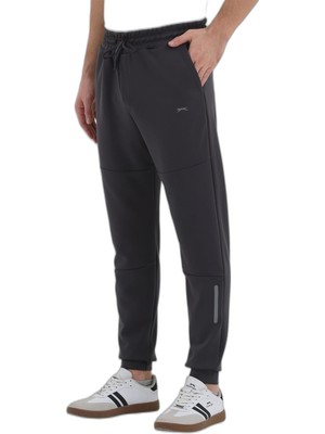 Die Grup Slazenger Kox I Erkek Cepli Slim Fit Koyu Gri Eşofman Altı