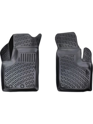 Die Grup Rizline Fiat Doblo Panelvan (2 Parça) 2000-2009 Uyumlu 3D Havuzlu Paspas