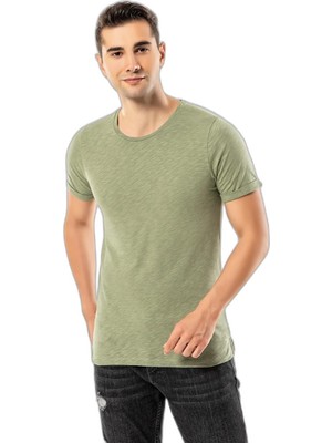 Die Grup Ljung Erkek T-Shirt TML284001-HERBGREEN