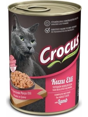 Die Grup Crocus Yet. Kedi Kuzu Etli Yaş Mama 400G, 855-090