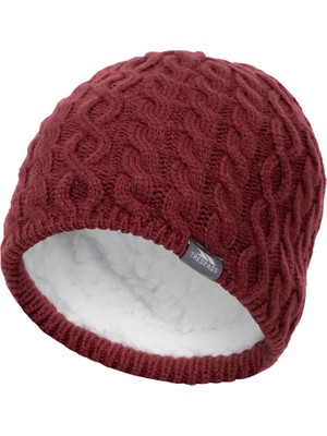 Die Grup Trespass Kadınlar/bayanlar Kendra Beanie Hat, Koyu Kiraz, Tek Beden