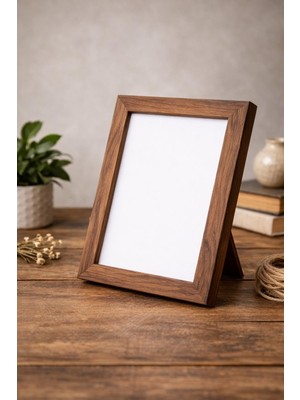 Die Grup Caddehediye Kırılmaz Pvc Masaüstü Ahşap Fotoğraf Poster Çerçevesi | 10×15 – 13×18 – 15×21 – 21×30 | 3 Farklı Renk Seçenekleri Caddehediye Kırılmaz Pvc Masaüstü Fotoğraf Çerçevesi (Ceviz, 10X15)