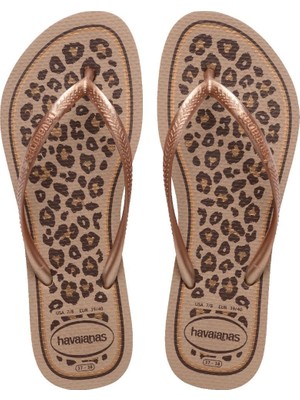 Die Grup Havaianas Slim Animals Kadın Pembe Terlik