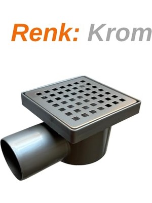 Die Grup Sofdekor Yer Süzgeci 10X10CM 50MM Yatay Çıkış