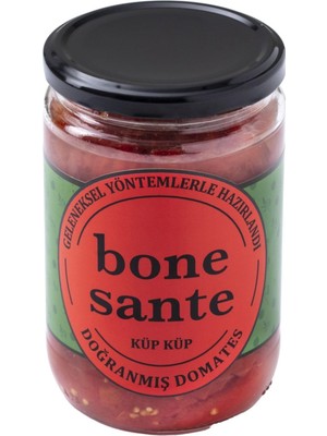 Die Grup Bone Sante Küp Küp Doğranmış Domates
