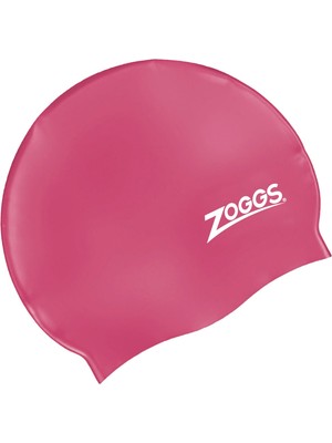 Die Grup Zoggs Yetişkin Bone Swim Cap Silikon, One Size One Size Pembe