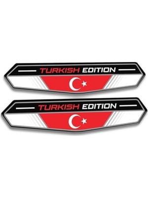 Die Grup Turkish Edition Türk Bayraklı 3D Sticker