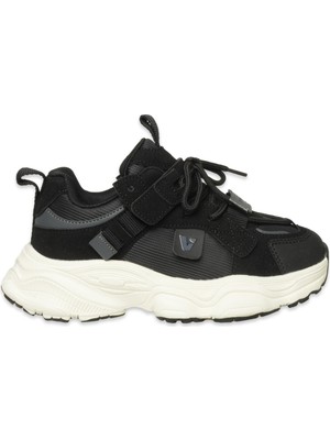 Vicco 346.F26K.125 Ceni Filet Günlük Siyah-Beyaz Çocuk Spor Ayakkabı