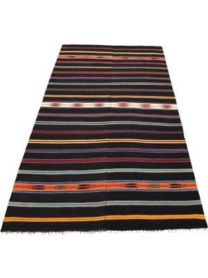 Kilim Antik El Dokuma Balıkesir Perde Yün Kilim 1730 - Yeni - Çok Renkli