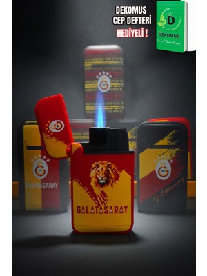 Lisanslı Galatasaray Jetli Çakmak Dekomus Cep Defteri Hediyeli Tek Adet