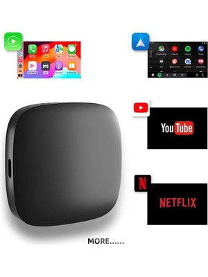 Wireless Carplay Android Araba 4 Çekirdekli Akıcı Fullhd 1080P Wifi 2.4/5g 2GB/32GB