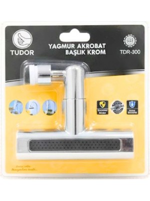 sbodurhome Yağmur Akrobat Kubar Başlık Krom