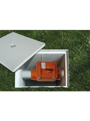 TeknoKapsül Pvc Pissu Atıksu Çekvalfi 150 mm Kilitli