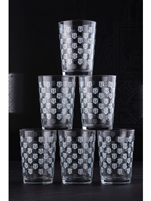 Beşiktaş LİSANSLI BEŞİKTAŞ LOGOLU BARDAK 500 ML "6 ADET"