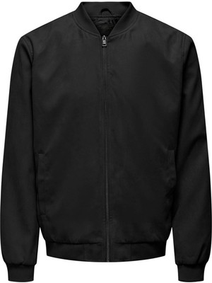 Only & Sons Onslucas Bomber Siyah Erkek Ceket 22027463