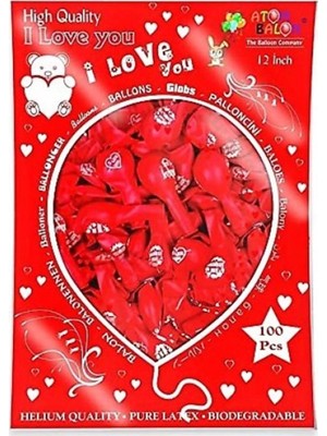 Hsc Bilişim I Love You Seni Seviyorum Balon