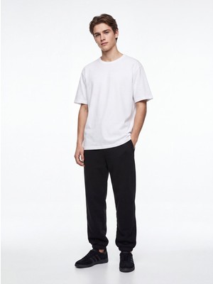 LTB Regular Fit Basic Bisiklet Yaka Beyaz T-Shırt