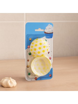 Muffin Kek Kapsülü Kağıt 7.5 cm x 2 cm - 50'li