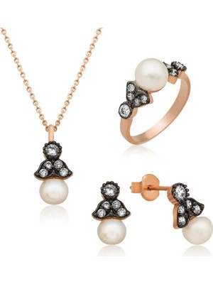 Inure Jewelry ​gümüş Inci Bayan Set