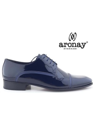 Aronay %100 Hakiki Deri Bağcıklı Jurdan Kösele Erkek Klasik Ayakkabı