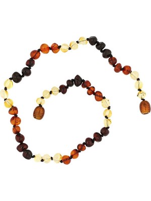 Inure Jewelry Bebek Damla Kehribar Diş Kolye