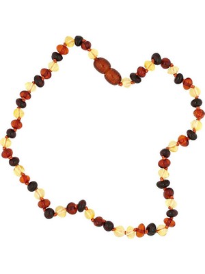 Inure Jewelry Bebek Damla Kehribar Diş Kolye