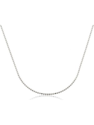 Inure Jewelry Gümüş Küçük Top Zincir