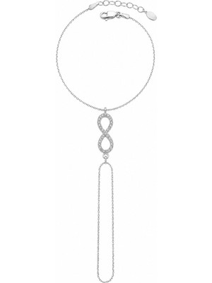 Inure Jewelry Gümüş Sonsuzluk Figürlü Şahmeran Bileklik