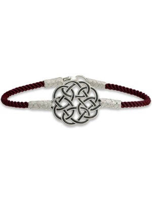 Inure Jewelry Gümüş Kazaziye Örgü Bileklik