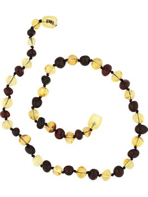 Inure Jewelry Bebek Damla Kehribar Diş Kolye