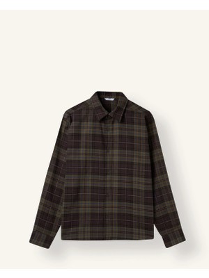 DeFacto Boxy Fit Flanel Kareli Uzun Kollu Gömlek I7811AX26AU