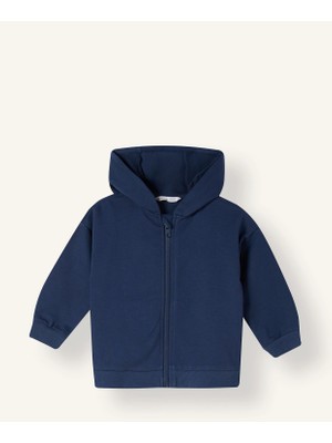 DeFacto Kapüşonlu Sweatshirt Kumaşı Hırka Erkek BEBEK I0426A526AU