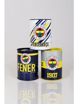 LİSANSLI FENERBAHÇE METAL KUMBARA "DEKOMUS CEP DEFTERİ HEDİYELİ"