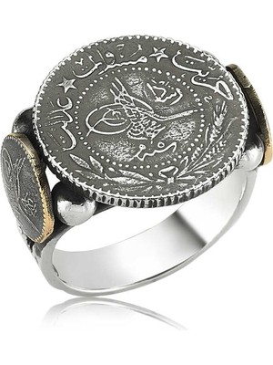 Inure Jewelry Gümüş Tuğralı Erkek Yüzük