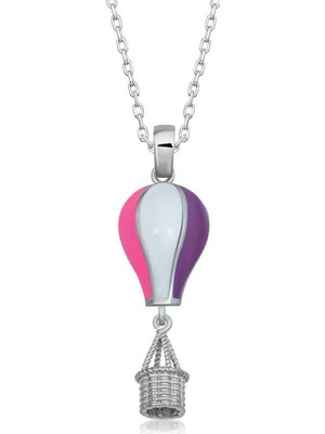 Inure Jewelry Gümüş Kapadokya Balon Kadın Kolye
