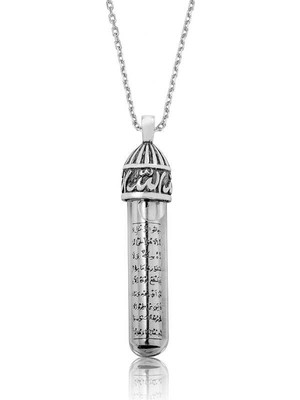 Inure Jewelry Gümüş Allah Cevşen Dualı Kolye