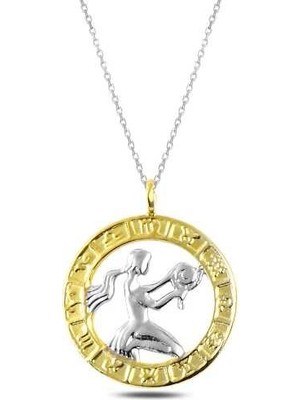 Inure Jewelry ​Gümüş Gold Başak Burcu Kolye