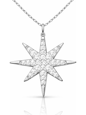 Inure Jewelry Gümüş Kutup Yıldızı Kadın Kolye
