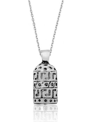 Inure Jewelry Gümüş Cevşen Dualı Kolye