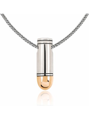 Inure Jewelry ​Gümüş Mermi Kolye