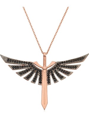 Inure Jewelry Gümüş Mikailin Kılıcı Kolye