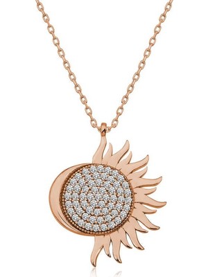 Inure Jewelry ​Gümüş Rose Mihrimah Sultan Bayan Kolye